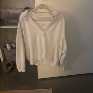 a new day Women's Cream Zip-Up Hoodie